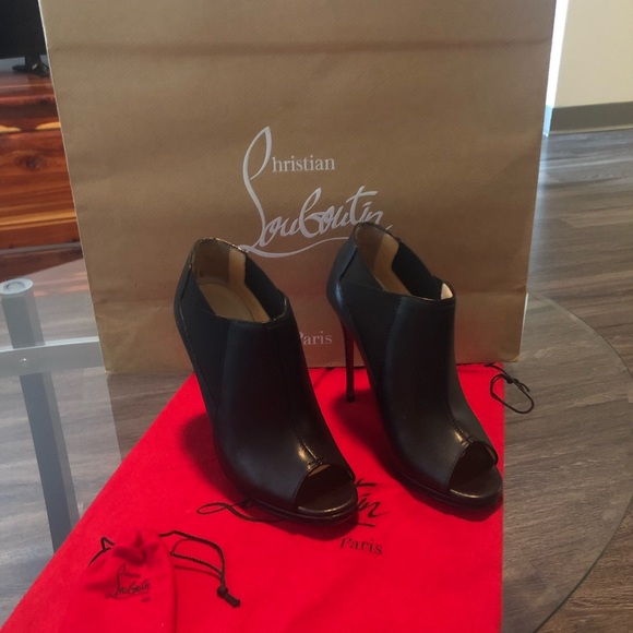 Authentic Christian Louboutin Bootstagram Ankle Boots, Black - Picture 2 of 8